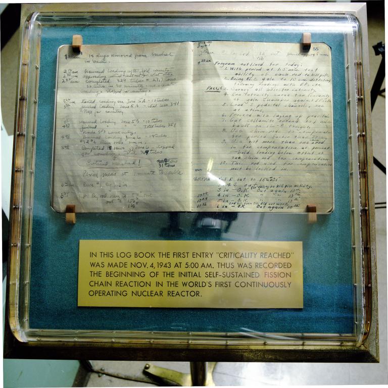 Graphite Reactor logbook